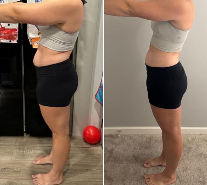 Real FitHer client before and after