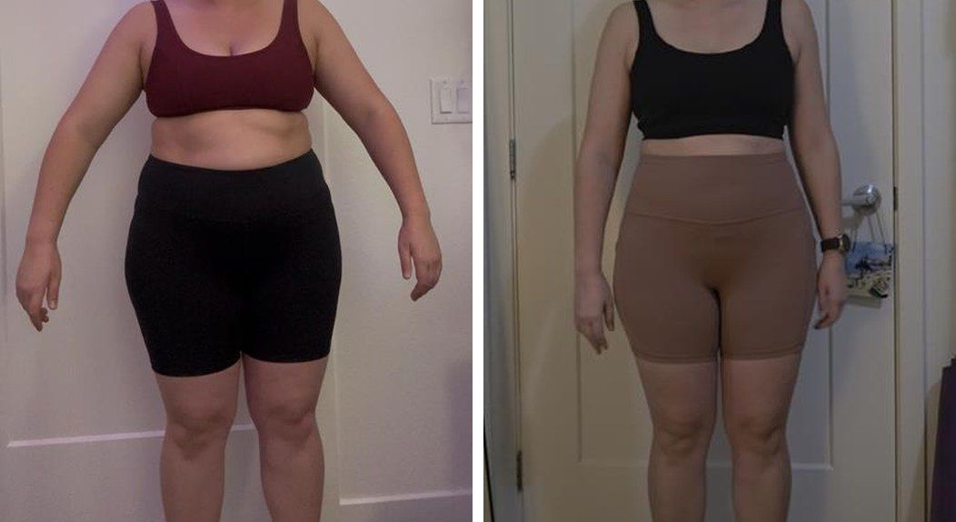 Real FitHer client before and after