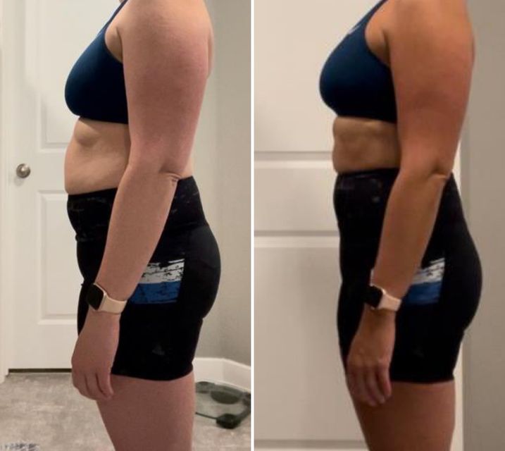 Real FitHer client before and after