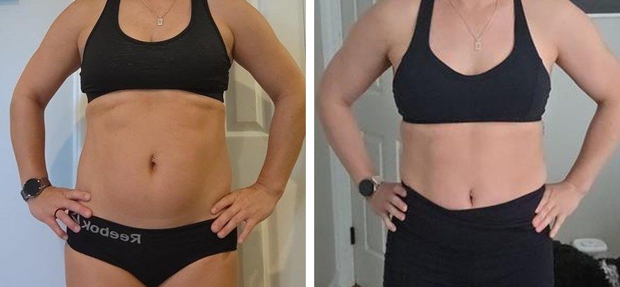 Real FitHer client before and after