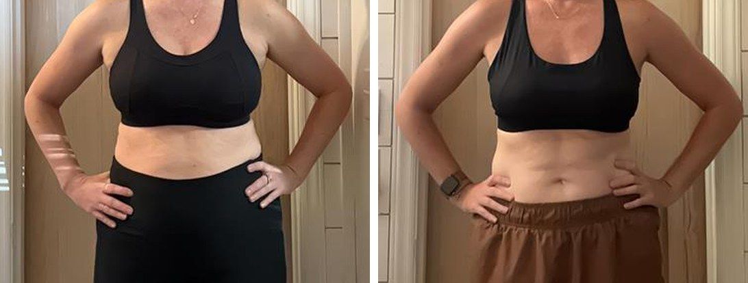 Real FitHer client before and after