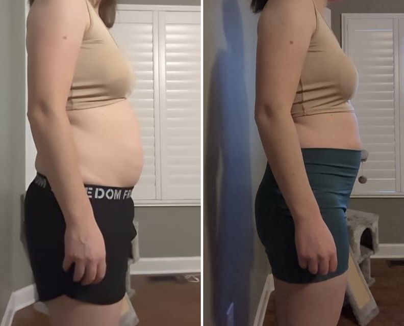 Real FitHer client before and after