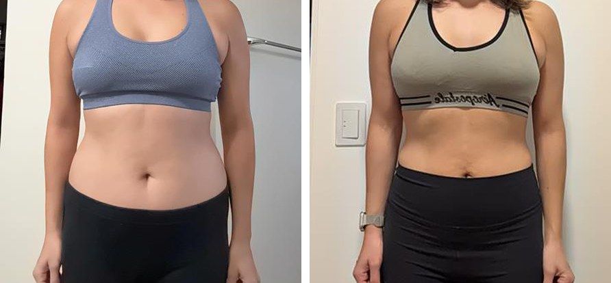 Real FitHer client before and after