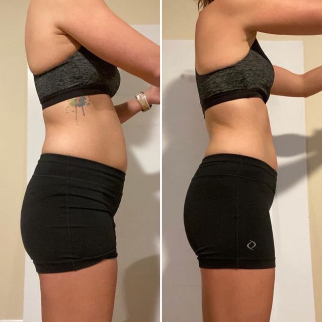 Real FitHer client before and after