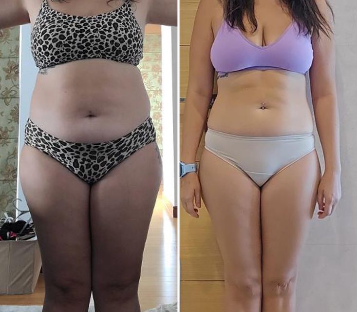 Real FitHer client before and after