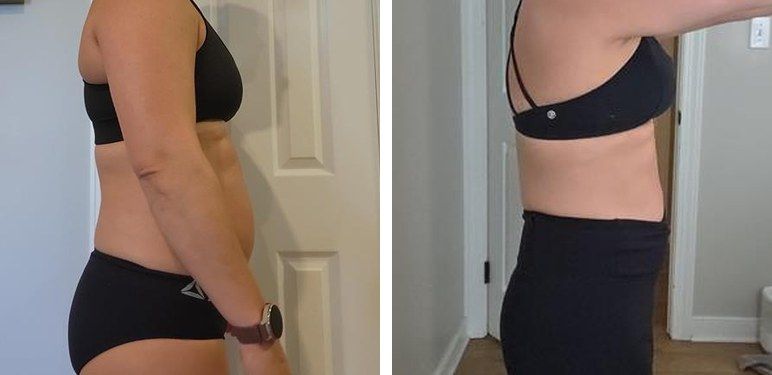 Real FitHer client before and after