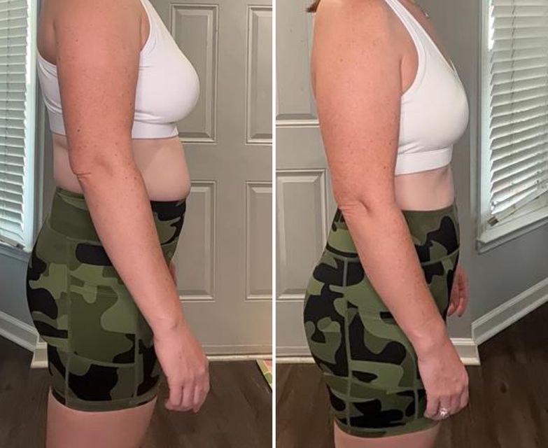 Real FitHer client before and after