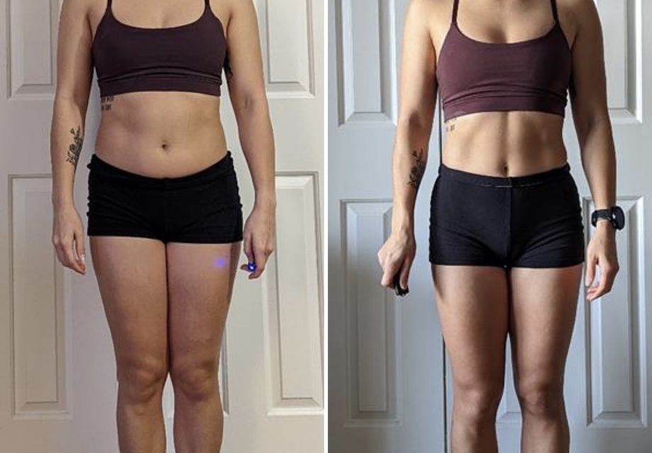 Real FitHer client before and after