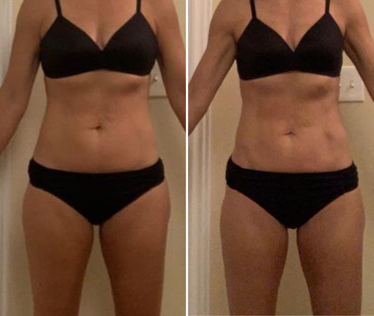 Real FitHer client before and after