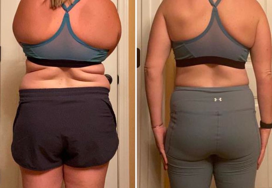Real FitHer client before and after