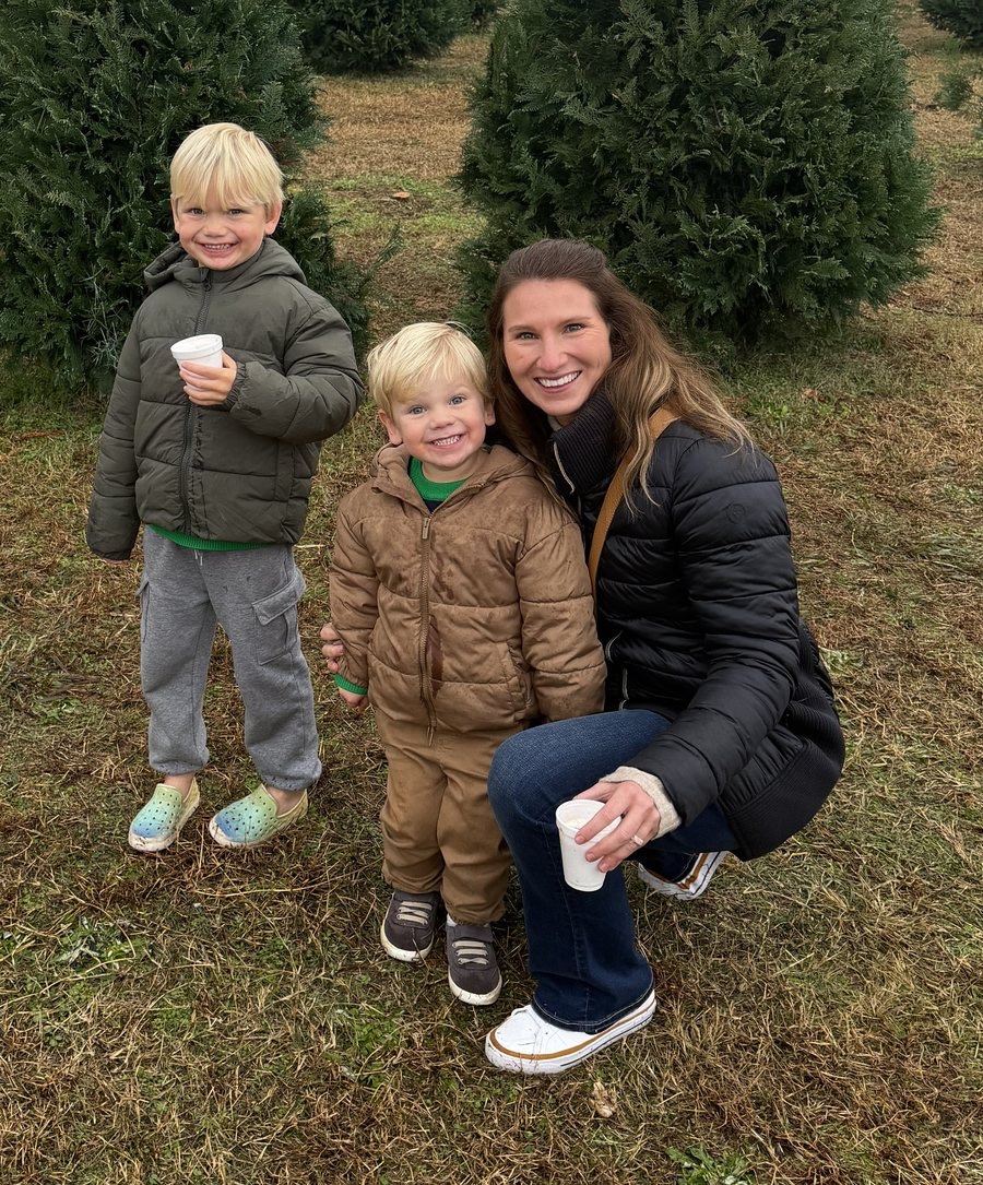 Lindsay Clements with her two sons